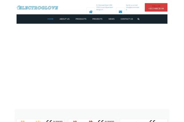 Industrial theme site design template sample