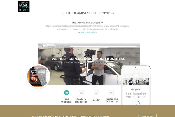 Bridge theme site design template sample