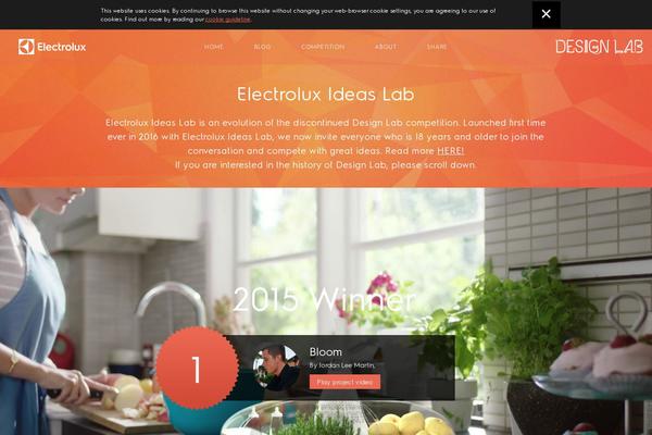 electroluxdesignlab.com site used Electrolux_2023