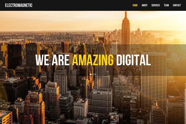 electromagnetic.ca site used Themeforest_jarvis_v1.5