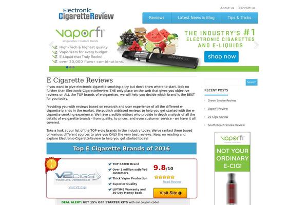 electronic-cigarettereview.org site used Bluereviewtheme
