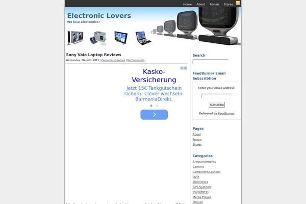 electroniclovers.com site used Gadget-story-10