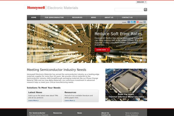 electronicmaterials.com site used Honeywell