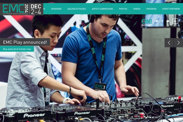 emc theme websites examples