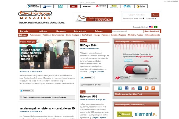 electronicosonline.com site used Moral-magazine-lite