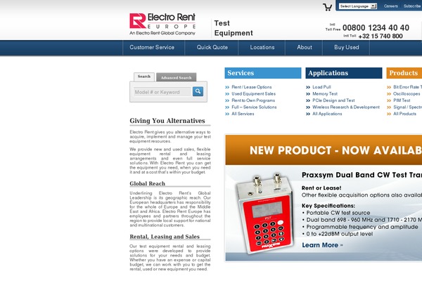 electrorent-europe.com site used Electrorent