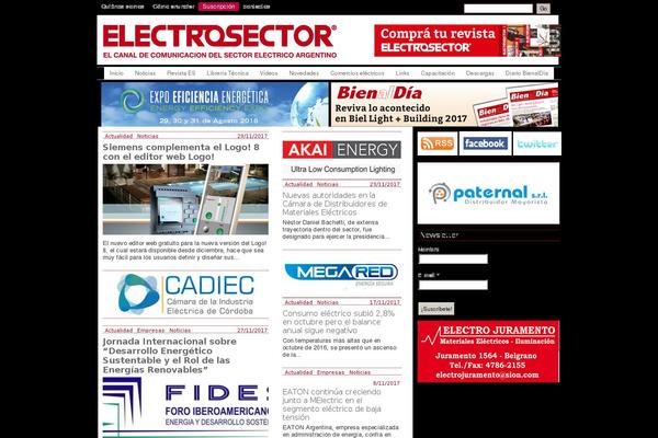 electrosector.com site used Minimalista