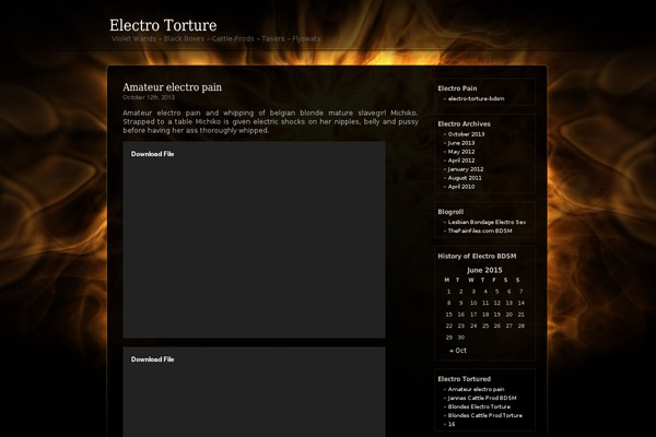 electrotorture.net site used Inferno-mf