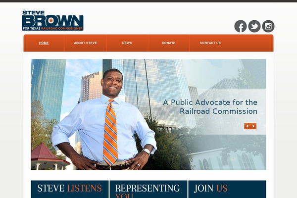 electstevebrown.com site used Political