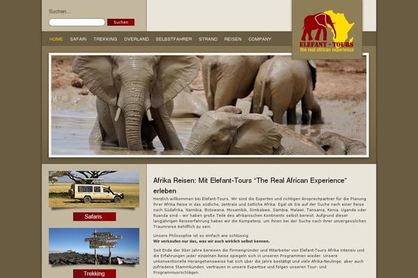 elefant-tours.de site used Elefant-child