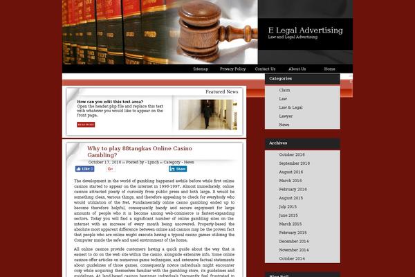 elegaladvertising.com site used Law_blog