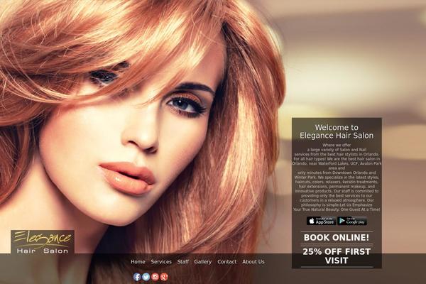 hairsalon theme websites examples