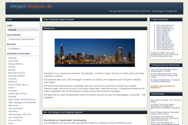Suffusion theme site design template sample
