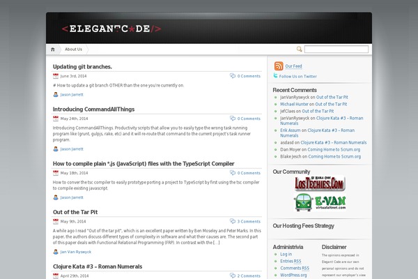 elegantcode.com site used Ithemer