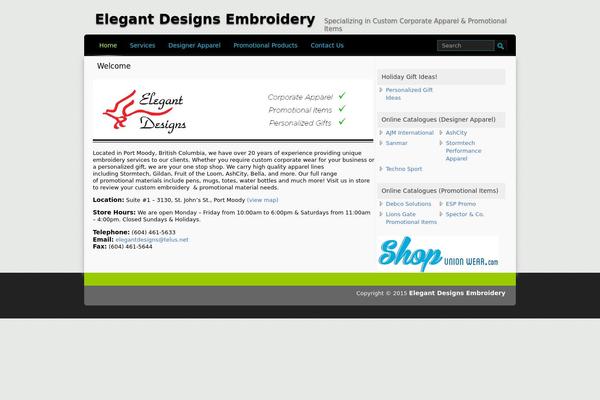 Summ theme site design template sample