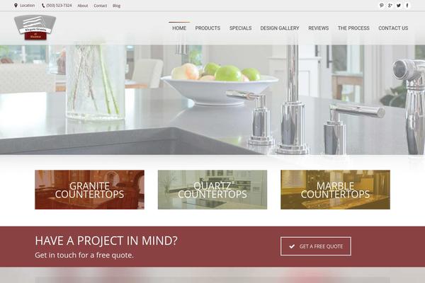 The7 theme site design template sample