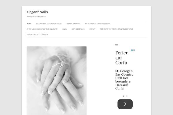 Twenty Twelve theme site design template sample