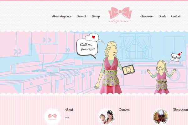 Sweet-cake theme site design template sample