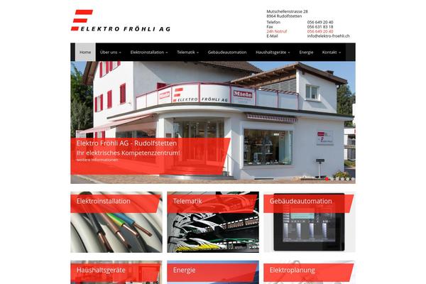 elektro-froehli.ch site used Bic-bootstrap-wp-theme