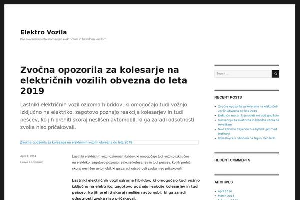 Twenty Sixteen theme site design template sample