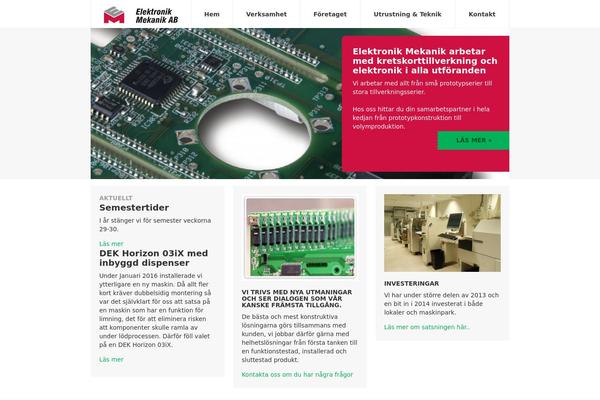 elektronikmekanik.se site used Elmek