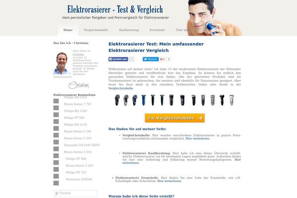 elektrorasierer-test.com site used Twentyeleven-child