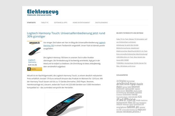 elektrozeug.de site used Twenty Twelve