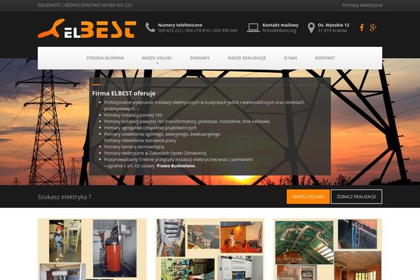 WordPress website example screenshot