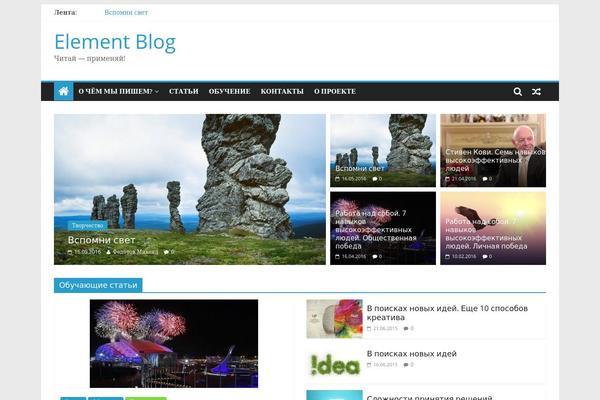 WordPress website example screenshot