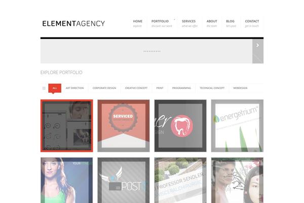 elementagency.com site used Rime