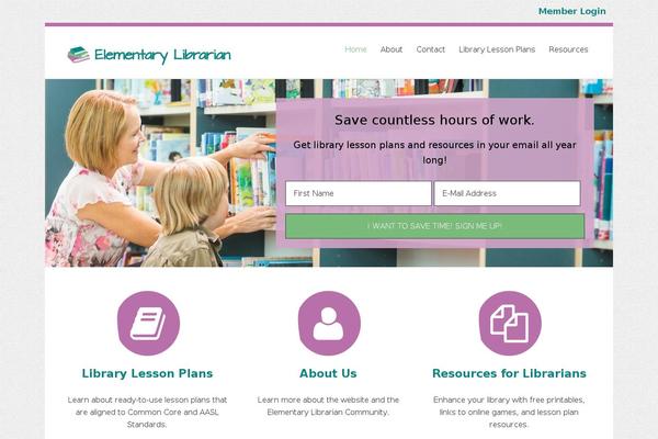 elementarylibrarian.com site used Elementary-librarian