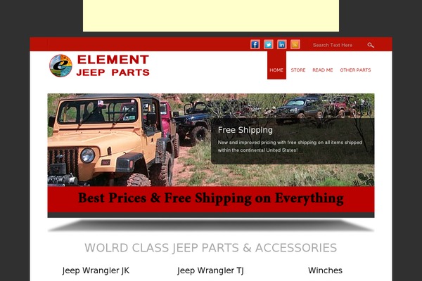 elementjeepparts.com site used Small-business-pro