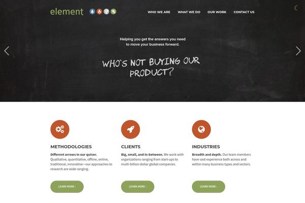 Blaine theme site design template sample