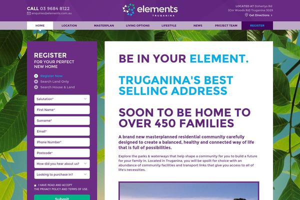 elements.com.au site used Elementsbscoredevelopment