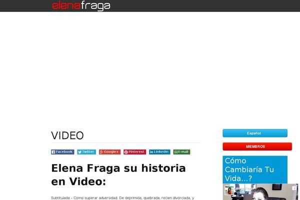 elenafraga.com site used Elena
