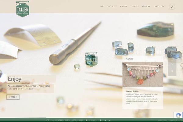 Kinetika theme site design template sample