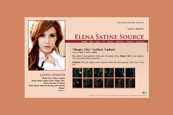 elenasatine.com site used Elena