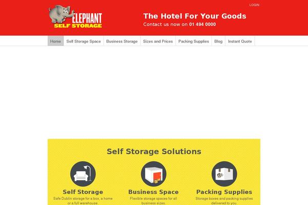 Elephant theme site design template sample