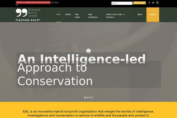 elephantleague.org site used Eal