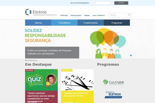 eletros.com.br site used Eletros