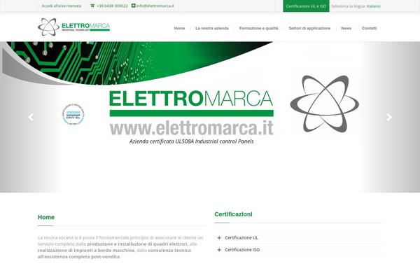 elettromarca.it site used Madframework-roots