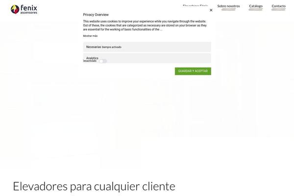 elevadoresfenix.com site used Moora
