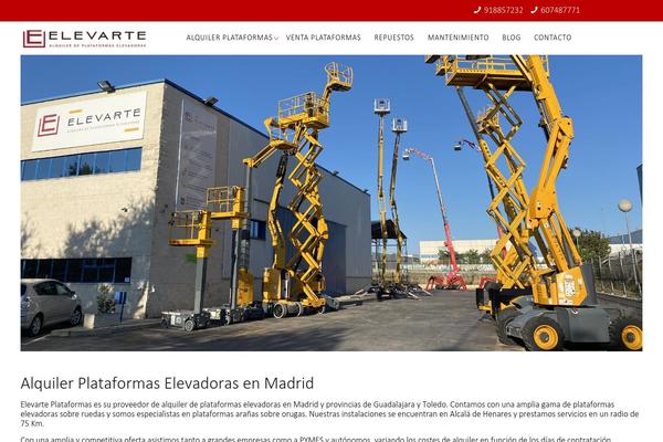 WordPress website example screenshot