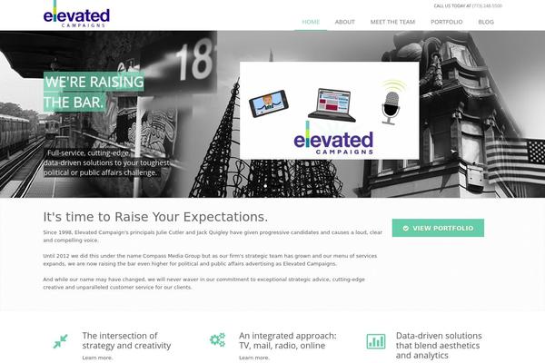 elevatedcampaigns.com site used Tgcustom