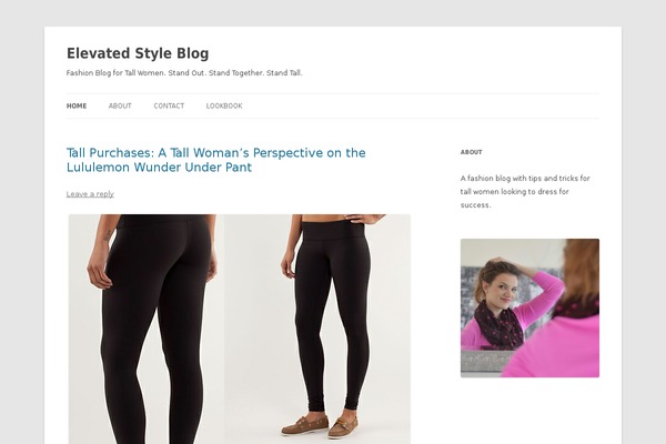 Twenty Twelve theme site design template sample
