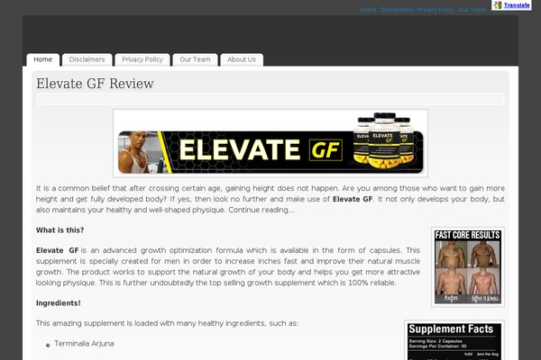 WordPress website example screenshot
