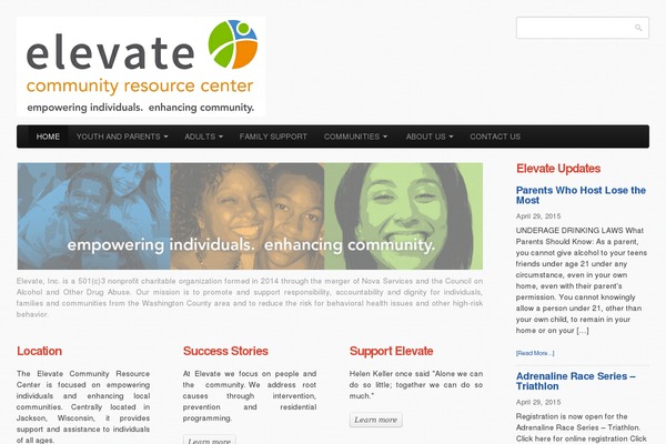 elevateyou.org site used Firma