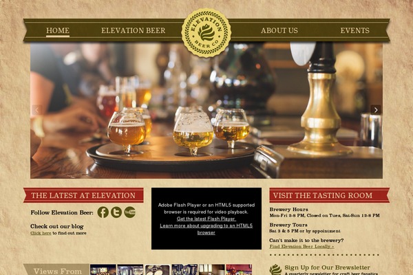 elevationbeerco.com site used Elevation