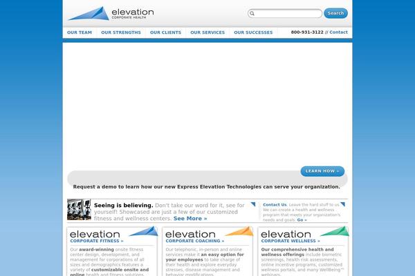 Elevation theme site design template sample