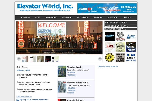 elevator-world.com site used Ewmain